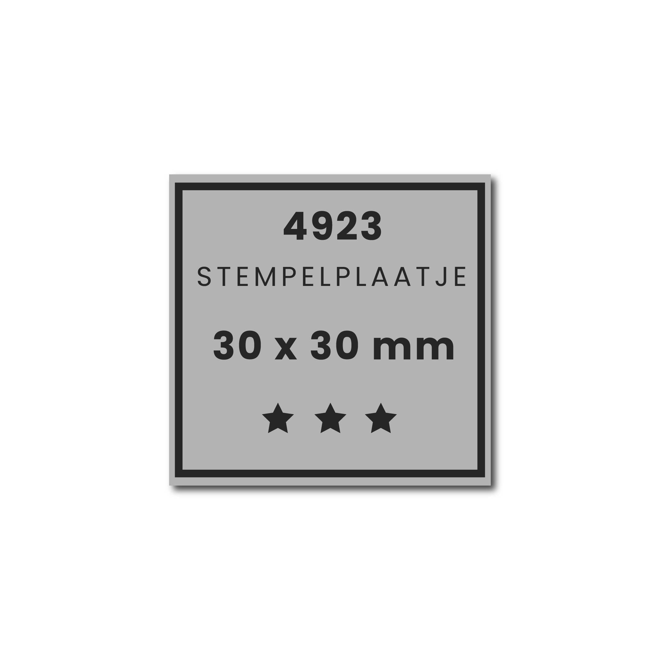 Stempelplaatje Trodat Printy 4923