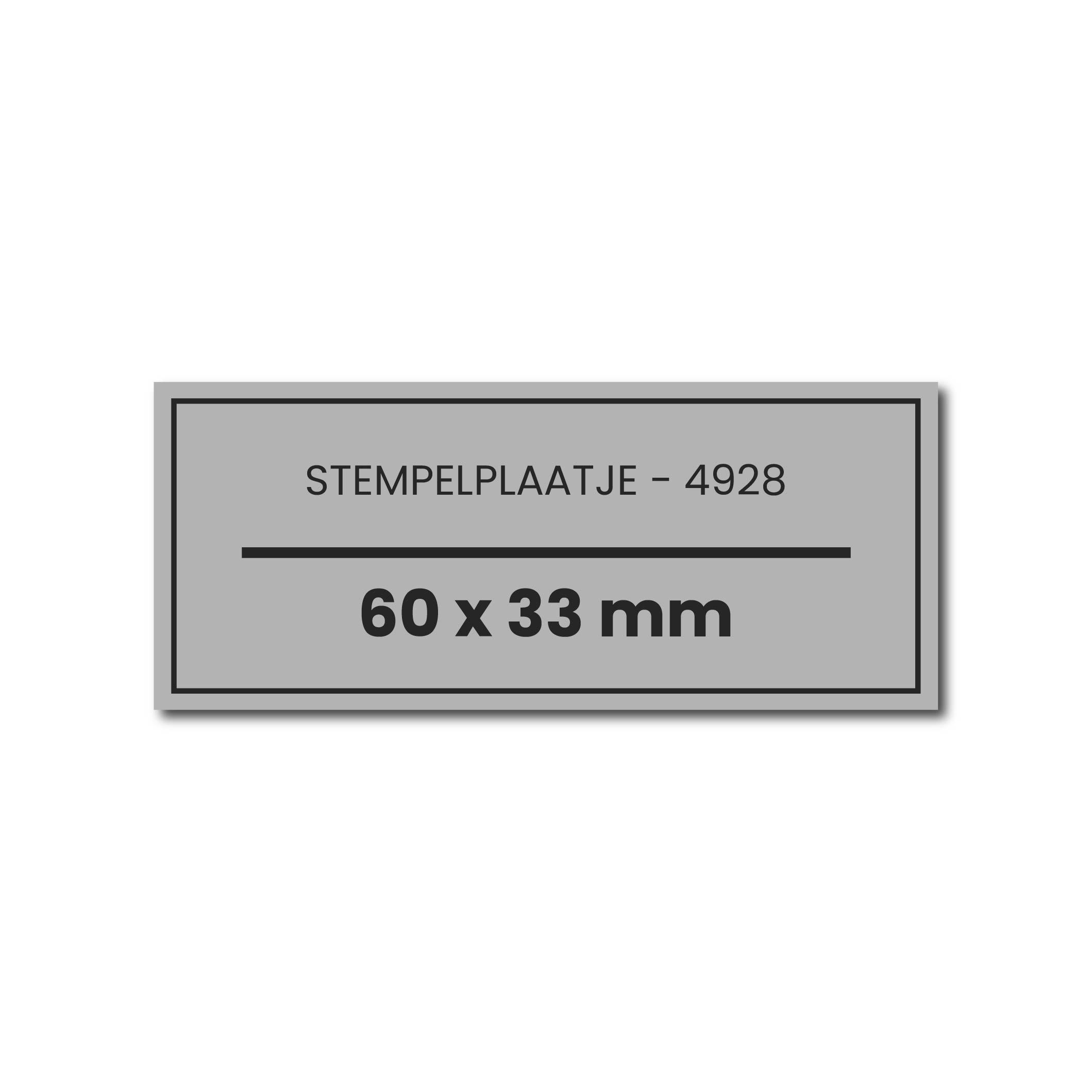 Stempelplaatje Trodat Printy 4928