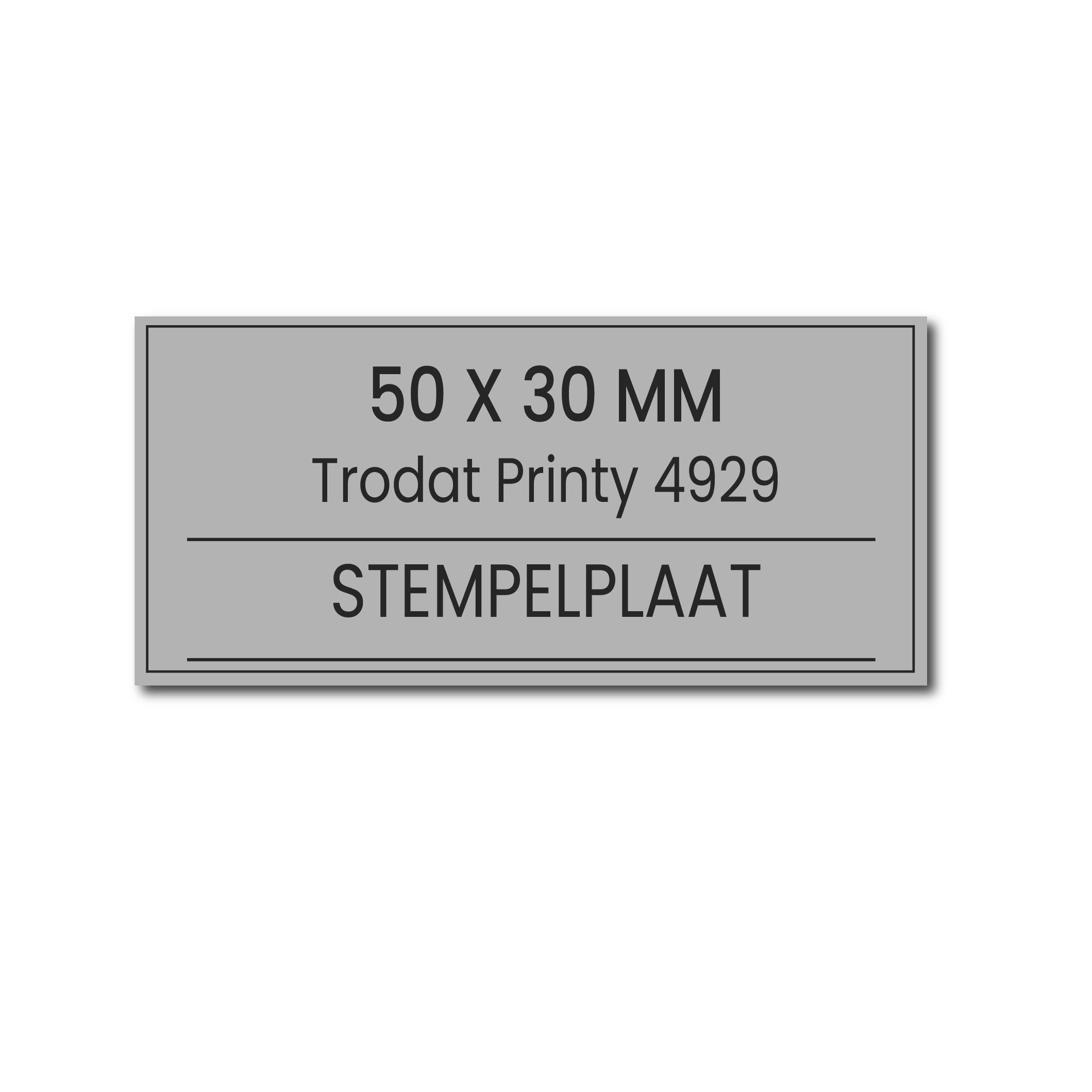 Stempelplaatje Trodat Printy 4929
