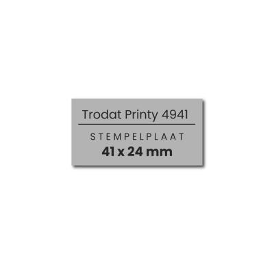 Stempelplaatje Trodat Printy 4941