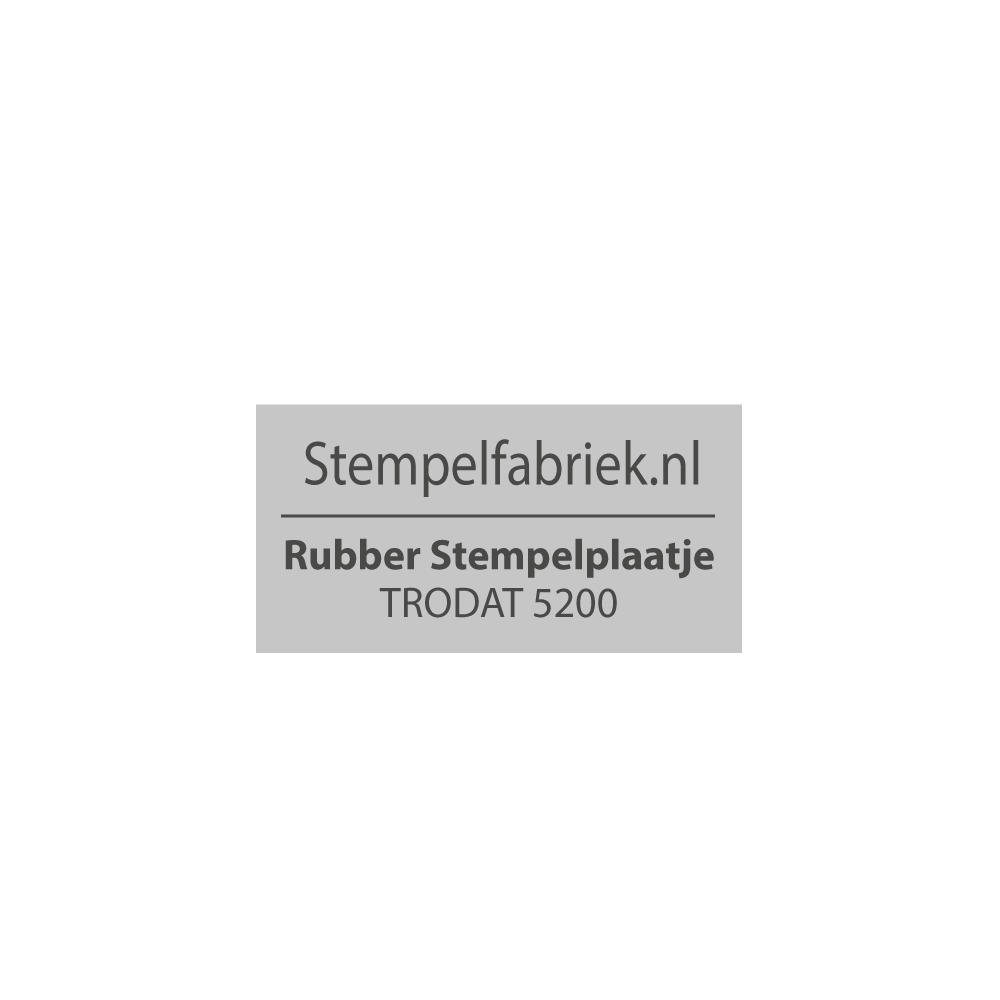 Stempelplaat Trodat Professional 5200