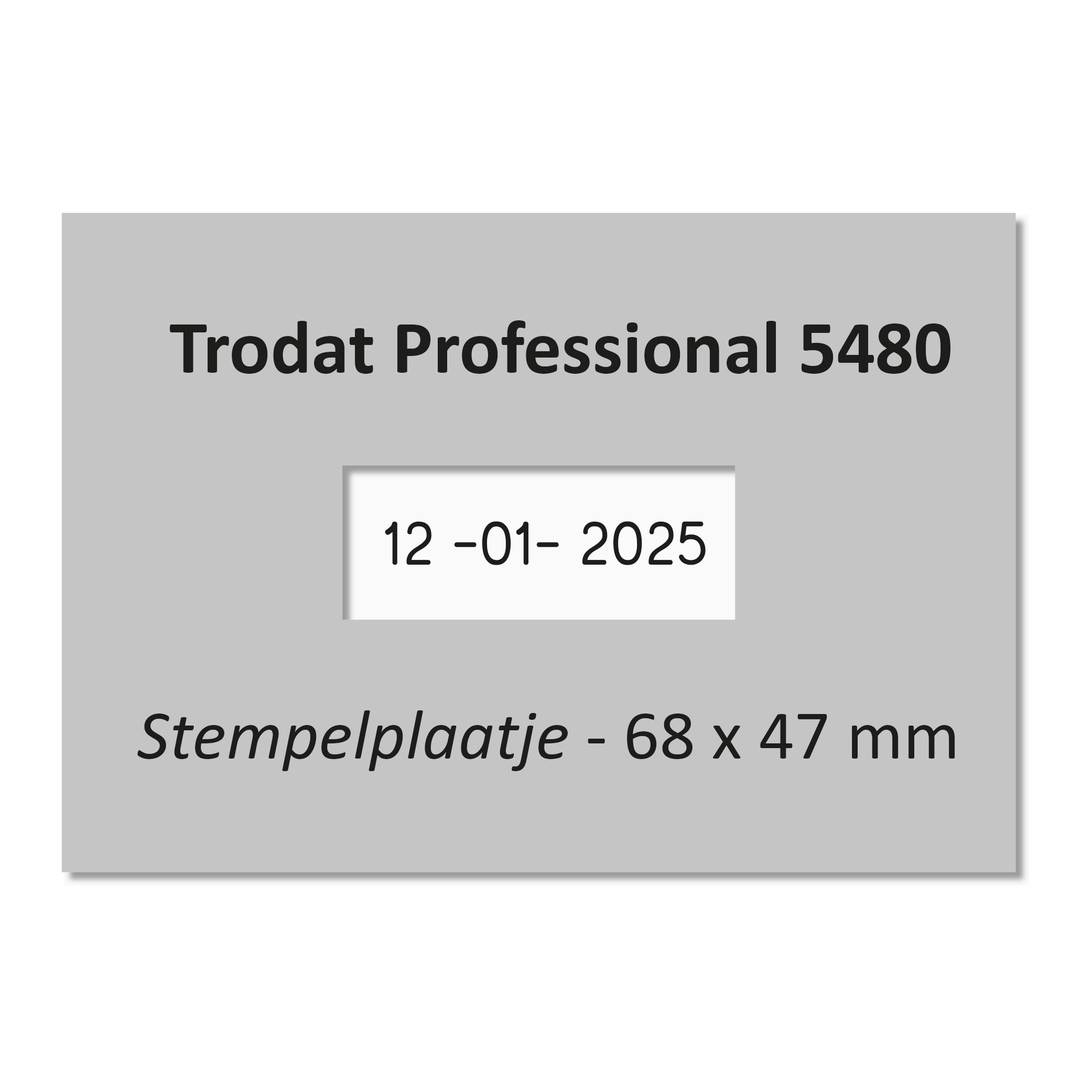 Stempelplaat Trodat Professional 5480