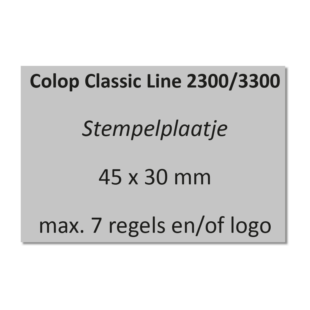 Colop 2300 & 3300