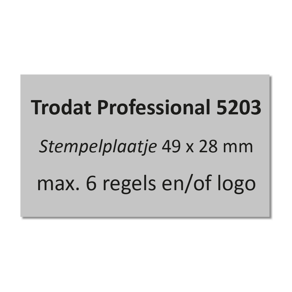Stempelplaat Trodat Professional 5203